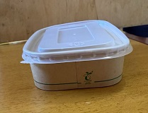 Kraft Rectangular Deli Container 500ml