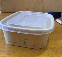 Kraft Rectangular Deli Container 650ml