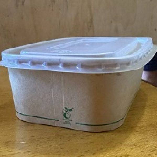 Kraft Rectangular Deli Container 750ml