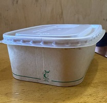 Kraft Rectangular Deli Container 750ml